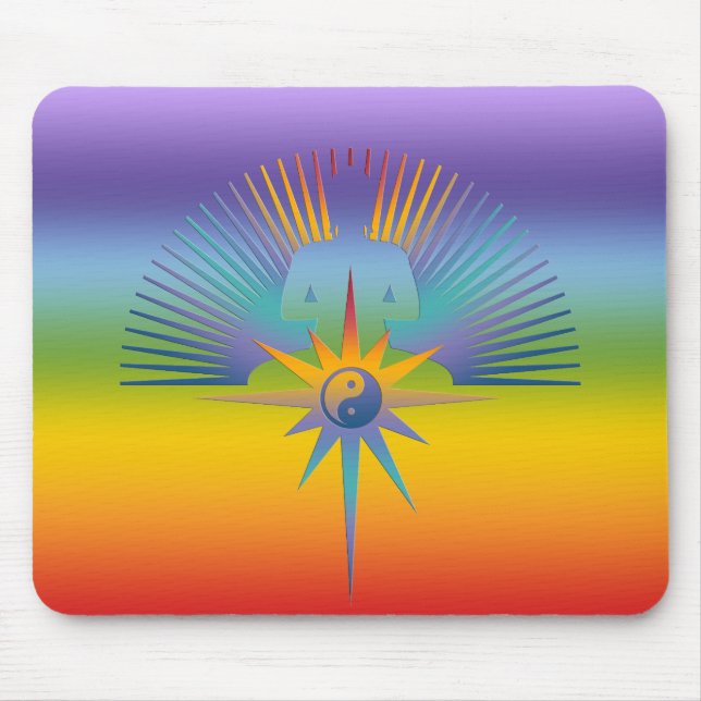 Buddha Star 3D Mouse Mat (Front)