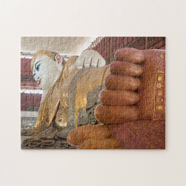 Buddha Statue Feet Jigsaw Puzzle (Horizontal)