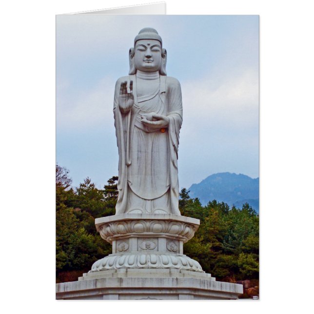 Buddha statue in South Korea, Asia (Front)