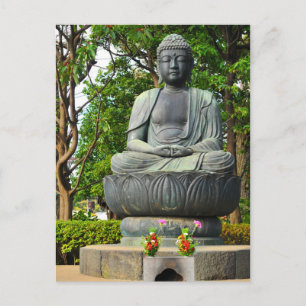 Buddha statue in Tokyo, Japan Postcard