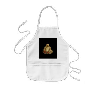 Buddha Statue Kids Apron