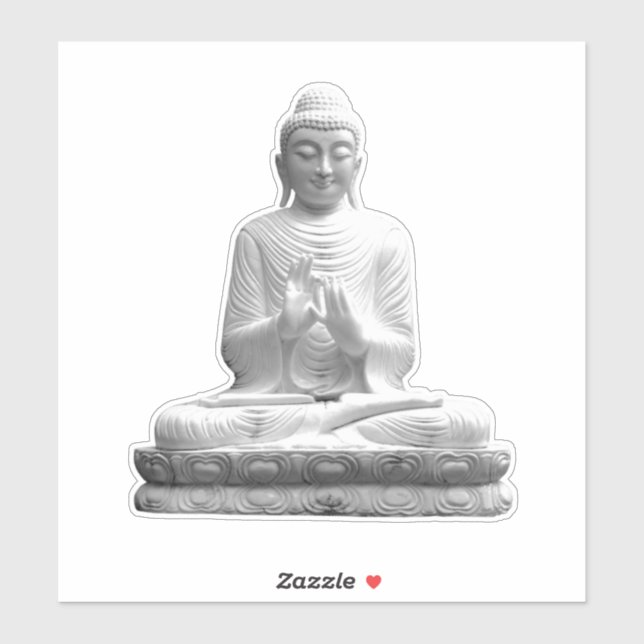 Buddha statue sculpture decal (Sheet)
