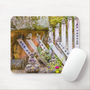 Buddha statues at Senko-ji temple Mouse Mat