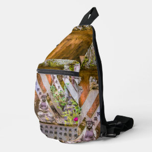 Buddha statues at Senko-ji temple Sling Bag