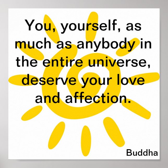 Buddha Sun Poster (Front)