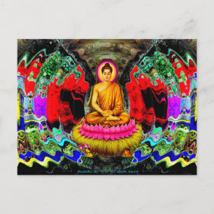 Buddha Swirl - Postcard