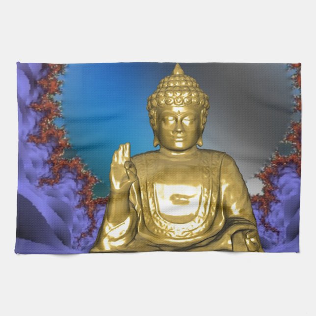 Buddha Tea Towel (Horizontal)