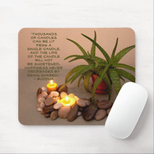 Buddha Template Quote Still Life Photography Mouse Mat