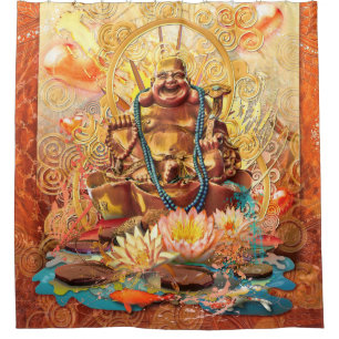 BUDDHA THE ENLIGHTEN ONE SHOWER CURTAIN