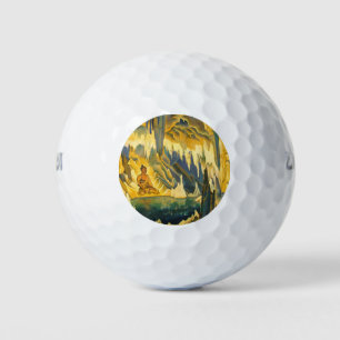 Buddha the Winner (Buddhist Art) (by Roerich) Golf Balls