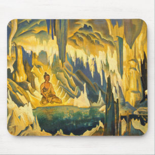 Buddha the Winner (Buddhist Art) (by Roerich) Mouse Mat