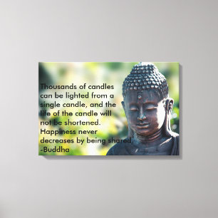 Buddha "Thousands of candles" Canvas Print