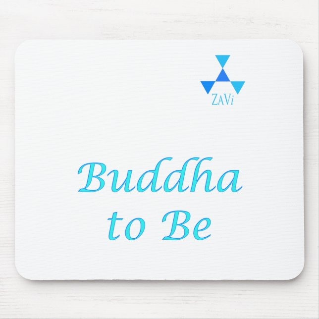 Buddha to Be in blue Mouse Mat (Front)