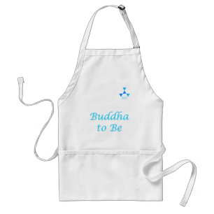 Buddha to Be in blue Standard Apron