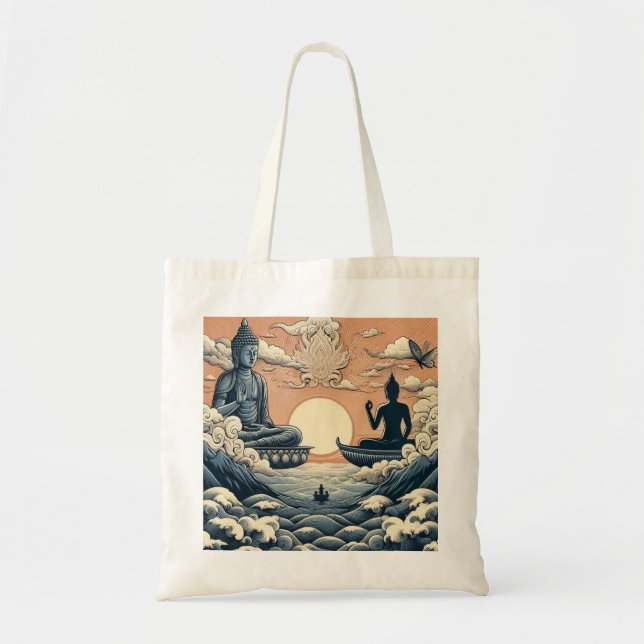 Buddha Tote Bag (Front)
