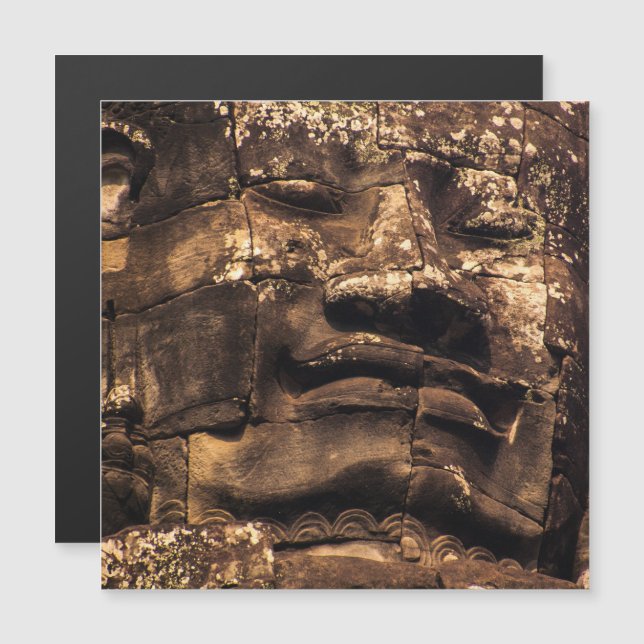Buddha Totem Angkor Wat Magnet Card (Front/Back)