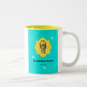 Buddha-tude Two-Tone Coffee Mug