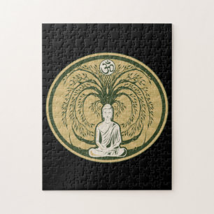 Buddha Under the Bodhi Tree Jigsaw Puzzle
