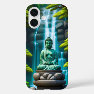 Buddha Waterfall iPhone 16 Case