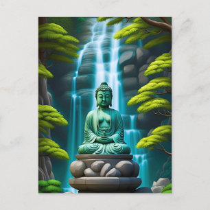 Buddha Waterfall Postcard