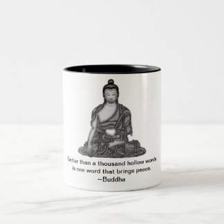 Buddha Wisdom Two-Tone Coffee Mug