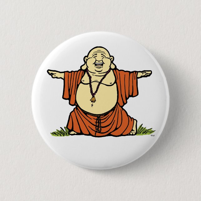 Buddha Yoga Button (Front)