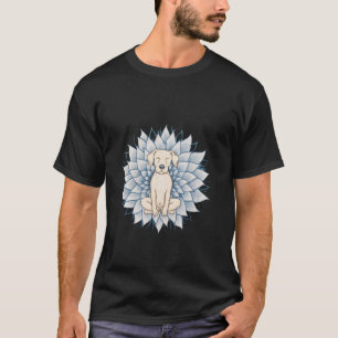 Buddha Yoga Dog Shirt Meditation Lotus Flower T-Sh