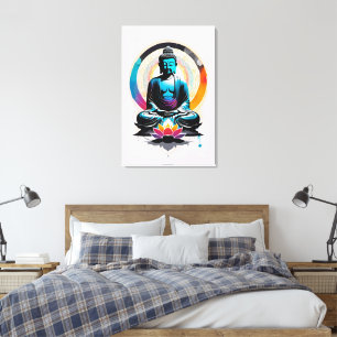 Buddha Zen Art Canvas Print