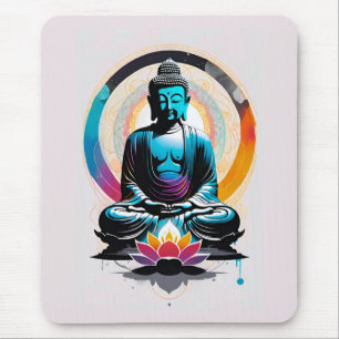 Buddha Zen Art  Mouse Mat