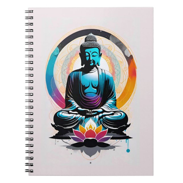 Buddha Zen Art  Notebook (Front)