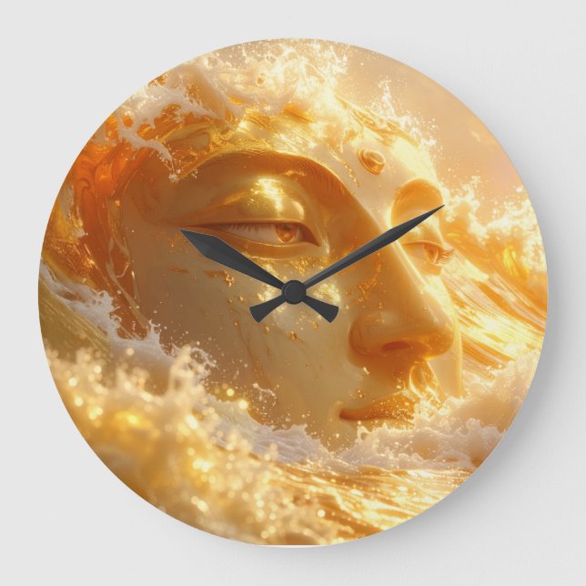 BUDDHA - ZEN BUDDHISM LARGE CLOCK (Front)