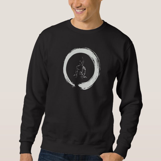 Buddha  Zen Buddhism Meditation Sweatshirt (Front)
