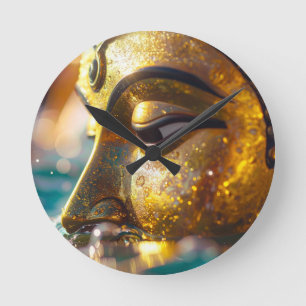 BUDDHA - ZEN BUDDHISM ROUND CLOCK