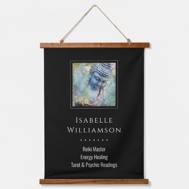 Buddha Zen Reiki Yoga Meditation Sacred Spiritual  Hanging Tapestry (Front)