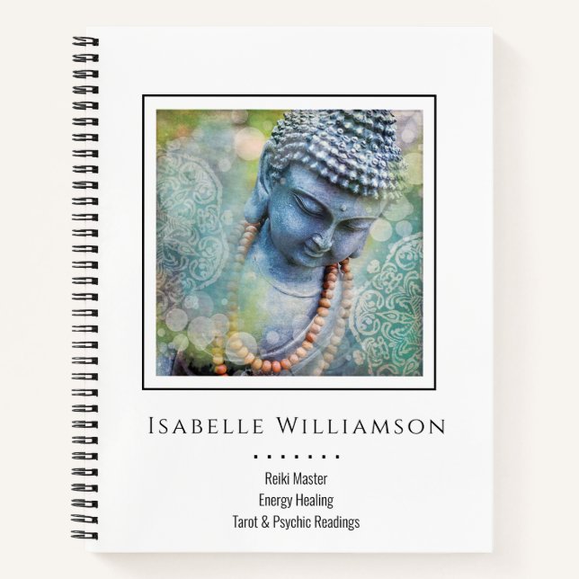 Buddha Zen Reiki Yoga Meditation Sacred Spiritual Notebook (Front)