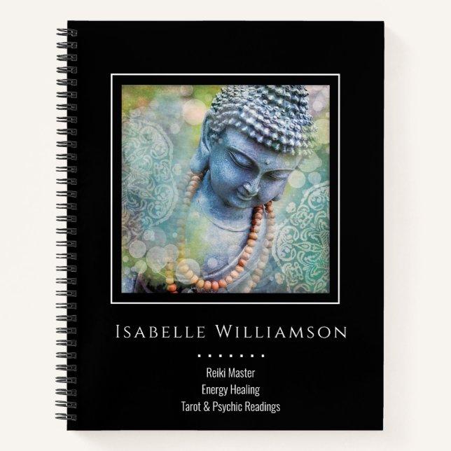 Buddha Zen Reiki Yoga Meditation Sacred Spiritual Notebook (Front)