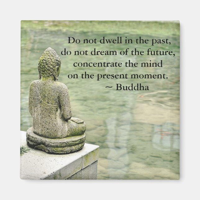 Buddha Zen Spiritual Inspirational Enlightenment Magnet (Front)