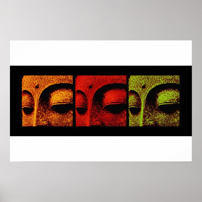 buddhafaces poster (Front)