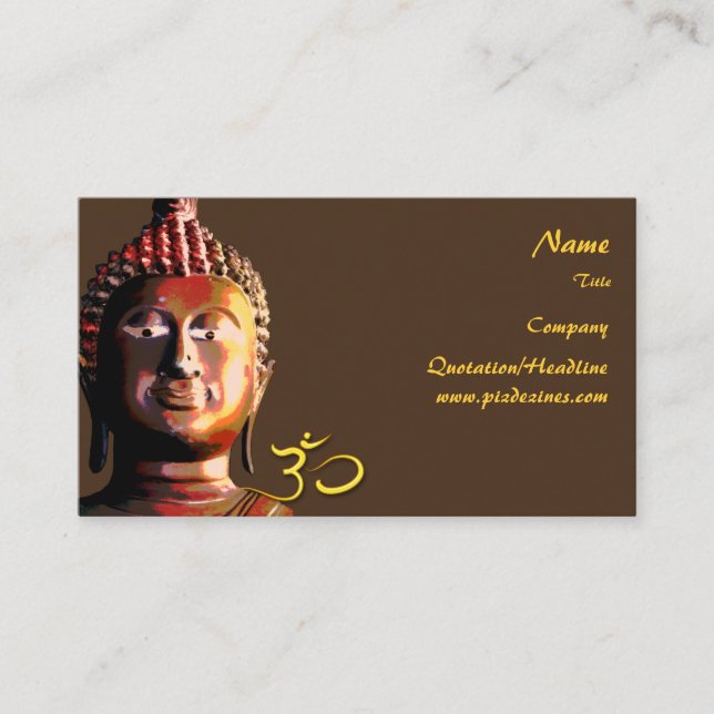 Buddhas Business Card, Holistic Healers Card (Front)