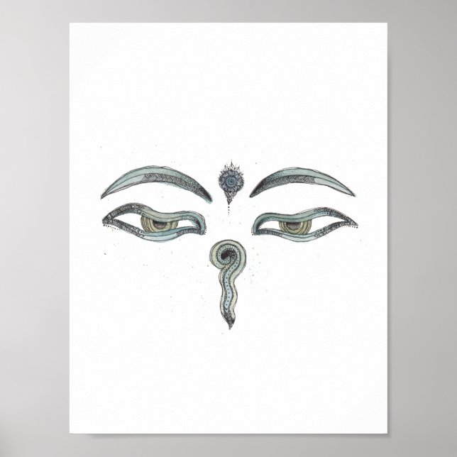 Buddha's Eyes Print (Front)