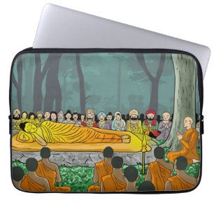 Buddha's Final Nirvana Laptop Sleeve
