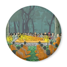 Buddha's Final Nirvana Magnet