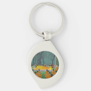 Buddha's Final Nirvana Metal Keychain