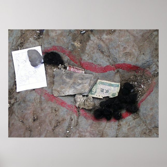 Buddhas footprint Tibet Poster (Front)