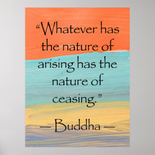 Buddha's Genuine Inspirational Quote Typography Poster