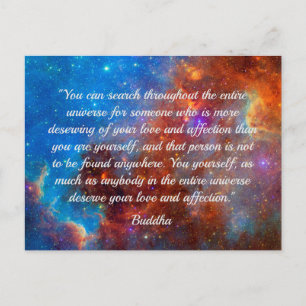 Buddha's Happiness Wisdom postcard