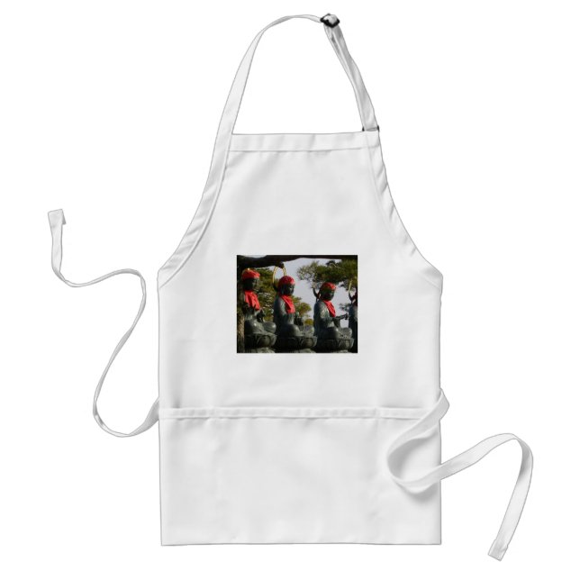 BUDDHAS IN MEDITATION STANDARD APRON (Front)
