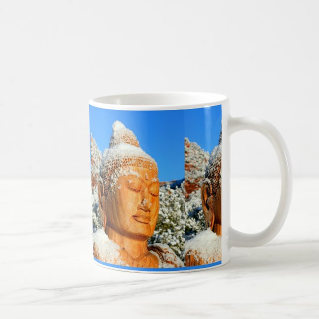 Buddhas in Snow Mug (Right)