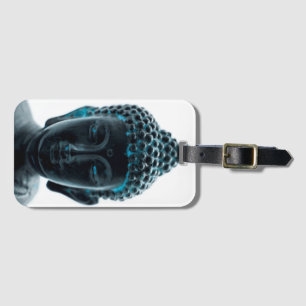 Buddha's portrait luggage tag