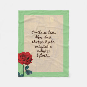 BuddhaToday #2 Útulný Buddha   Fleece Blanket